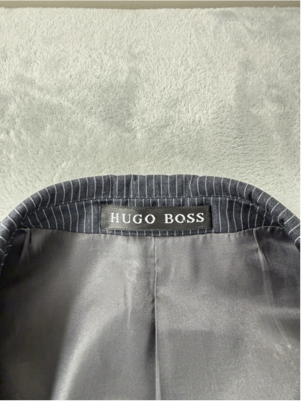 Boss Hugo Boss 2 Piece Set Pinstripe Men 85% Wool, 15% Polyester - Picture 4 of 16